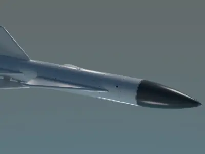 Russian KH-22 STORM Anti Ship Missile 3D print model