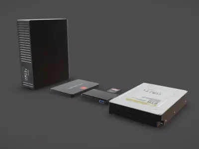 Electronics Low-poly 3D model