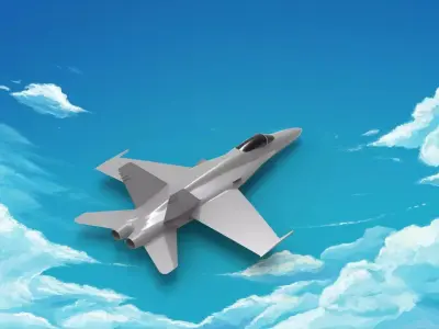 Northrop YF-17 3D print model