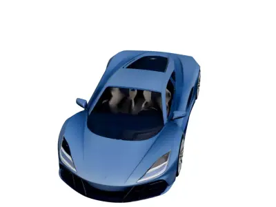 Elite Concept Super Performance Vehicle Visionary Automotive 3D model