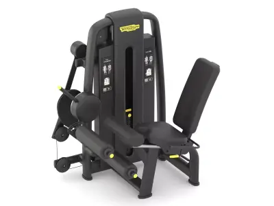 Technogym Selectorized Selection 700 Dual Leg Curl Extension 3D model