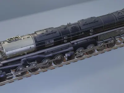 Union Pacific Big Boy number 4014 3D model