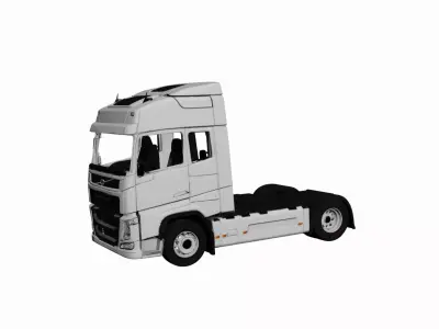 Volvo FH Semi Truck Transport Vehicle Model 3D model