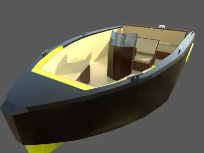 Speedboat Indomita II 3D model