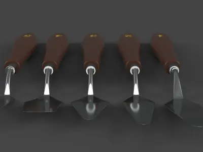 Palette Knife 3D model purchase