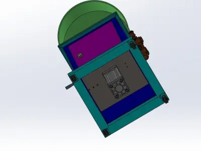 Vertical filling machine 3D model