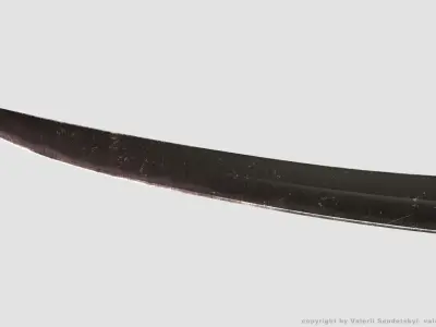 Wakidzasi knife Low-poly 3D model