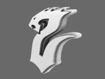 Void Serpents V10R Shoulder Symbols LEFT 3D print model