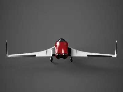 Jet plane 3D model get