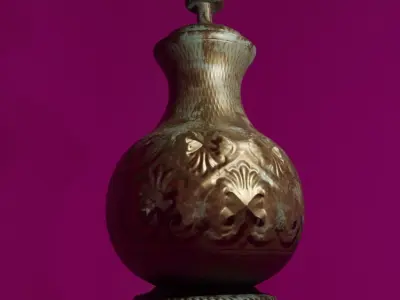 Stylized Vase PBR low-poly game-ready Low-poly 3D model