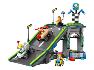 TwindBricks3D - 60460 No-Limits Race Car Ramp Track 3D print model