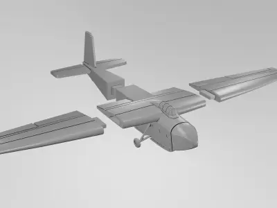 General Aircraft Hamilcar 3D print model