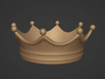 Royal Crown  Low-poly 3D model