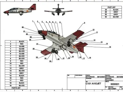 C 101 Aviojet 3D print model