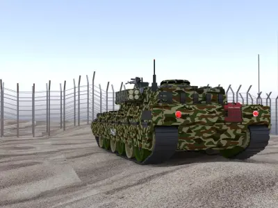 INDIAN TANK  3D model