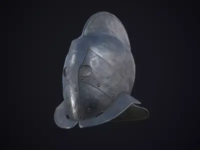 Secutor helmet Low-poly 3D model