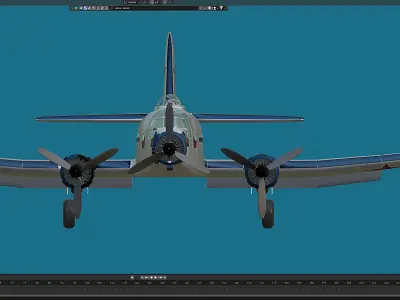 Ju-352 Free 3D model