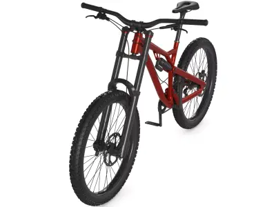 Downhill Bicycle 3D model get