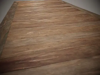 Coffee Table Steampunk - Industrial - Loft Style Low-poly 3D model