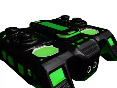 SciFi Compact Combat Drone 3D model