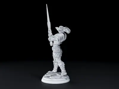 Dragon born warrior V2 3D print model