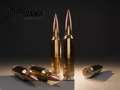 Sig Sauer 277 Fury Next Gen Ammunition 3D model