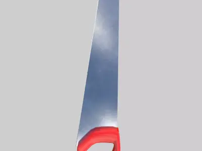 Hand Saw Low-poly 3D model get