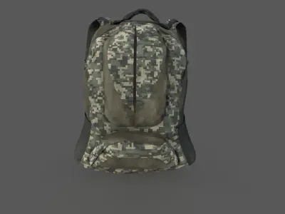 MILITARY BACKPACK 3D model purchase