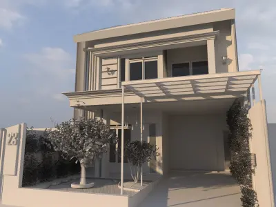 Private House 3D model 4