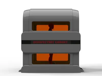  disinfectant tunnel 3D model