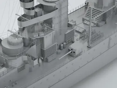 Java Class Cruiser Netherlands 3D model