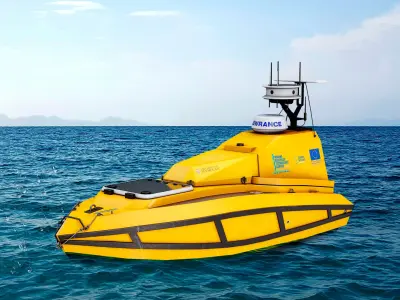 C-Worker 4 Autonomous Surface Vehicle ASV Type 2 PBR 3D model