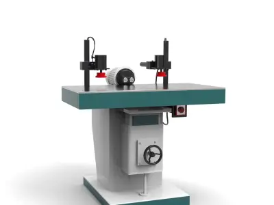 Horizontal drilling machine 3D model