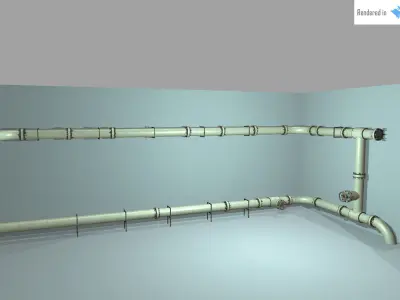 Pipe Set Pro 3D model