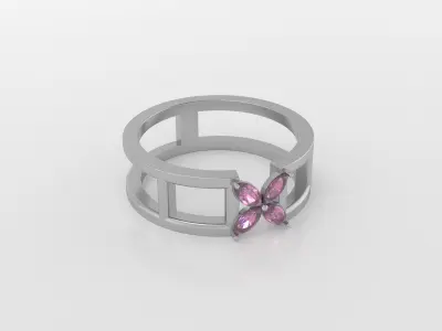 Spring rings 3D print model