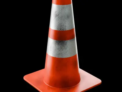 Traffic Cone - Free Project Files Free 3D model
