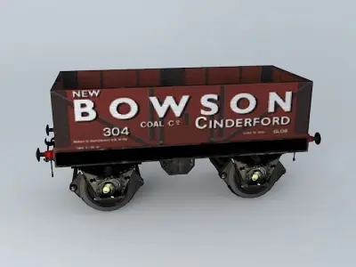 BOWSON'S Coal Wagon Free 3D model