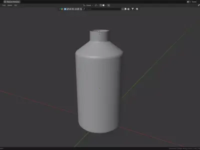 Singer Sewing Machine Oil Bottle 3D model