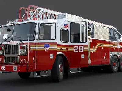  Fire Truck FDNY Ladder 