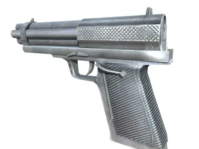 05-Metal Storm VLE-gun model 3d game ready model Low-poly 3D Low-poly 3D model