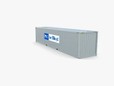 40ft Shipping Container PO Nedlloyd v2 3D model