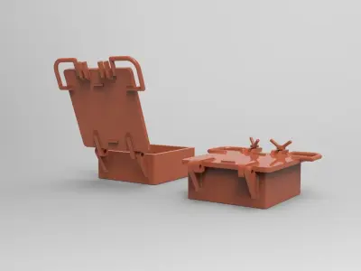 manhole hatch 3D print model