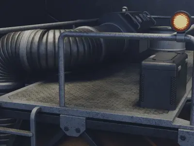 Industrial Gas Tank 3D model purchase