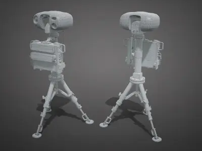 Defense Line Vol6 - Wireless Warfare Low-poly 3D model