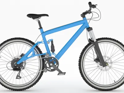 Mountain Bike 4K 3D model