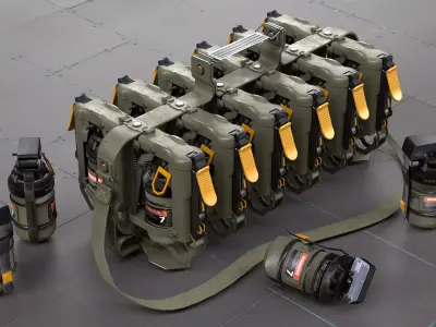 Grenade Carrier 3D model