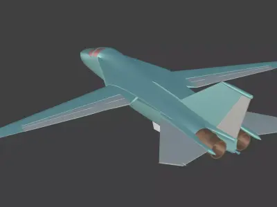 TFX Grumman  F-111B 3D print model