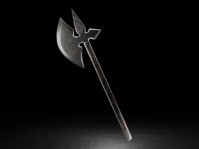 Weapon  Low-poly 3D model