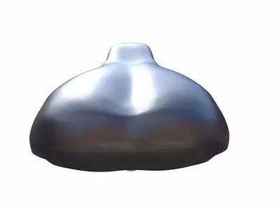 Bicycle Seat Low-poly 3D model