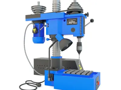 Machine tool desktop drilling press vertical 2M112A 3D model